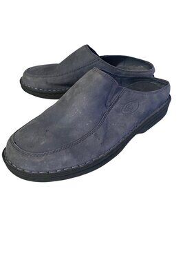 Propet blue leather mules size 7.5D